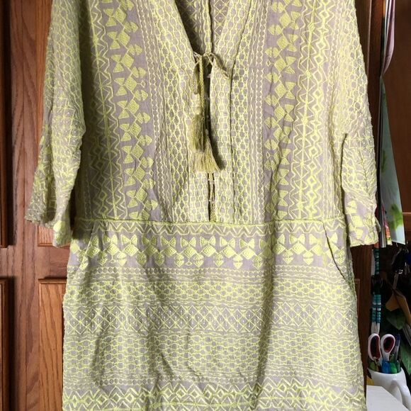 BCBGMAXAZRIA Milana Embroidered Wool Blend Mini Dress - L - Picture 4 of 15